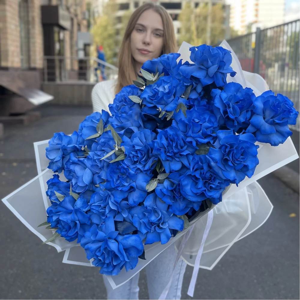 Французская синяя роза 25 шт.